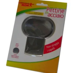 Pettine in acciaio Mom antipidocchi, uso quotidiano