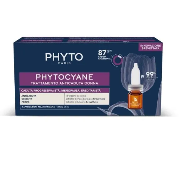 PHYTOCYANE FIALE DONNA CADUTA PROGRESSIVA 12 FIALE DA 5 ML