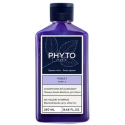 PHYTO PARIS VIOLET SHAMPOO ANTI GIALLO PER CAPELLI BIONDI DECOLORATI GRIGI BIANCHI 250 ML