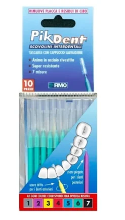 PIKDENT STUZZICOLINO 6 VERDE 10 PEZZI