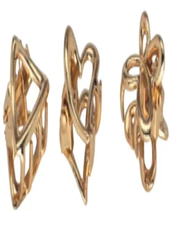 Pinze per capelli Mini Gold, set da 2 pezzi per acconciature