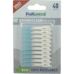 PLAKKONTROL BRUSH & CLEAN SCOVOLINI SPAZI STRETTI 40 PEZZI