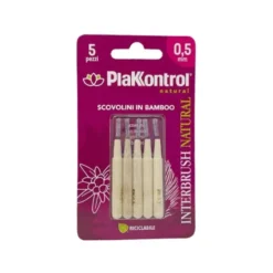 PLAKKONTROL NATURAL KONTROL INTERBRUSH 0,5MM 5 PEZZI