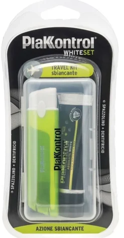 PLAKKONTROL WHITE SET TRAVEL KIT