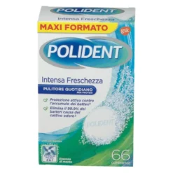 POLIDENT INTENSA FRESCHEZZA PULITORE QUOTIDIANO 66 COMPRESSE