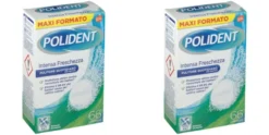 POLIDENT TRIPLA FRESCHEZZA 66 COMPRESSE Pack da 2