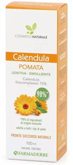 Pomata Calendula idratante e lenitiva pelle, 100ml