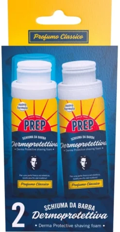 PREP SCHIUMA BARBA CLASSICA 2 PEZZI DA 50 ML
