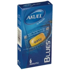 Preservativi Akuel by Manix Blues, sottili, 6 pezzi