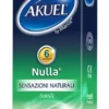 Preservativi Akuel by Manix Nulla B ultra sottili, 6 pezzi