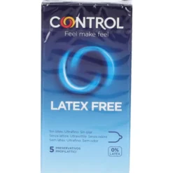 Preservativi Control Latex Free senza lattice, 5 pezzi