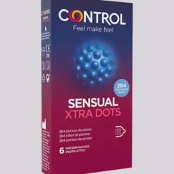 Preservativi Control Sensual Xtra Dots, 6 pezzi