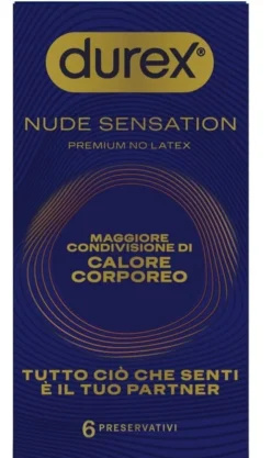 Preservativi Durex Nude Sensation ultra sottili, 6 pezzi