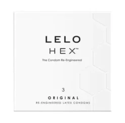 Preservativi Lelo Hex Original in lattice, 3 pezzi
