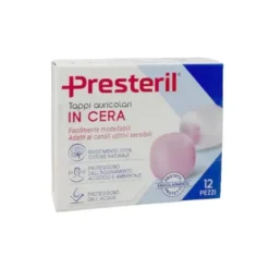 PRESTERIL TAPPI AURICOLARI CERA 12 PEZZI