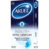 PROFILATTICO AKUEL NATURAL+ EXTRALUBRIFICATO 8 PEZZI
