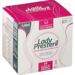 Proteggi Slip Lady Presteril Cotton Power Pocket, 24 pezzi