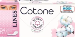 Proteggislip Lines Cotone in cotone traspirante, 24 pezzi