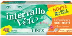 Proteggislip Lines Intervallo Velo Fiori e Agrumi, 42 pezzi