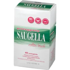 Proteggislip Saugella Cotton Touch in puro cotone, 40 pezzi