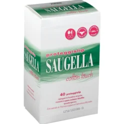 Proteggislip Saugella Cotton Touch in puro cotone, 40 pezzi