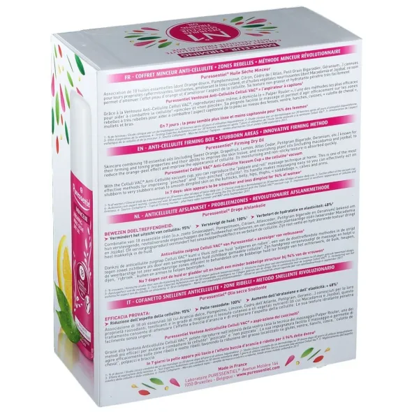 PURESSENTIEL COFANETTO SNELLENTE OLI VENTOS SNELLENTE + ANTICELLULITE