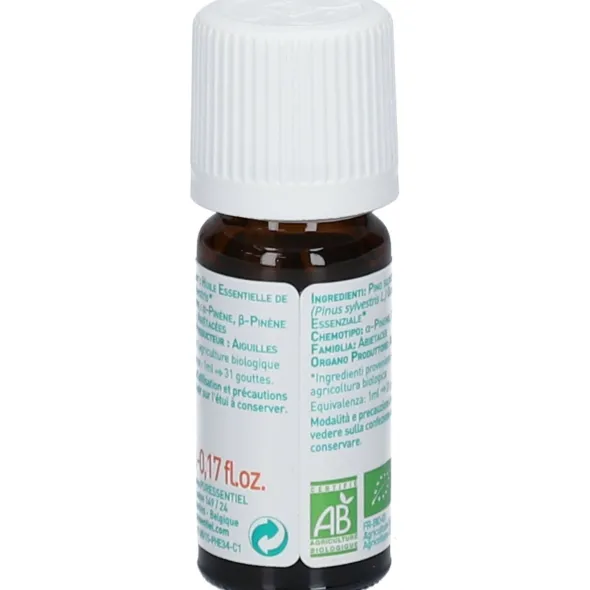 PURESSENTIEL PINO SILVESTRE OLIO ESSENZIALE BIO 5 ML