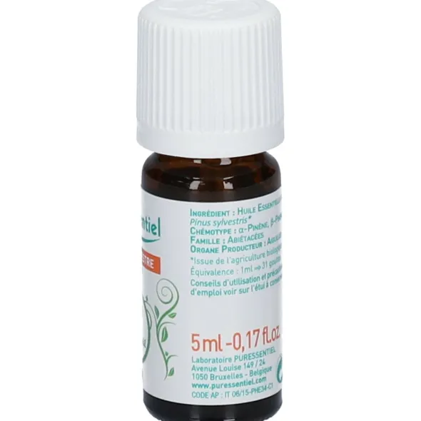 PURESSENTIEL PINO SILVESTRE OLIO ESSENZIALE BIO 5 ML