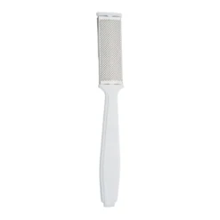 RASPA PIEDI ACCIAIO MANICO BIANCO