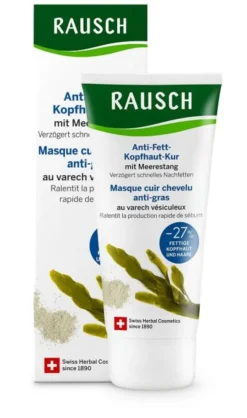 RAUSCH MASCHERA ANTISEBO PER CUOIO CAPELLUTO ALLA QUERCIA MARINA 100 ML