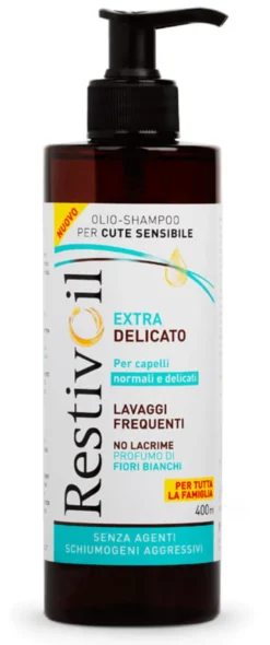 RESTIVOIL EXTRA DELICATO OLIO SHAMPOO PER CUTE SENSIBILE 400 ML