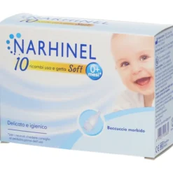 RICARICA USA E GETTA PER ASPIRATORE NASALE NARHINEL 10 PEZZI SOFT ARTICOLO 526405
