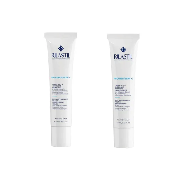 RILASTIL PROGRESSION CREMA ANTIRUGHE RIEMPITIVA 40 ML Pack X2