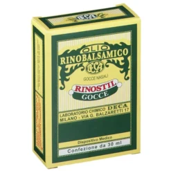 RINOSTIL GOCCE NASALI FLACONE 30ML OLIO RINOBALSAMICO PER LAPROTEZIONE DELLA MUCOSA NASALE E LA PULIZIA DELLE FOSSE NASALI