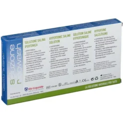 RINOWASH SOLUZIONE SALINA IPERTONICA PER PULIZIA NASO 10 FIALE RICHIUDIBILI X 10 ML