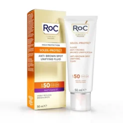 ROC FLUIDO SOLARE VISO SPF 50+ ANTIMACCHIE BRUNE50 ML