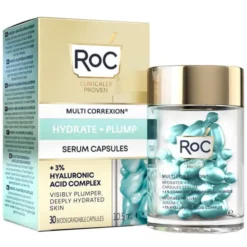 ROC MULTI CORREXION HYDRATE+ PLUMP SIERO VISO IN CAPSULE 30 CAPSULE
