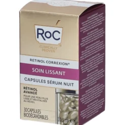 ROC RETINOL CORREXION LINE SMOOTHING SIERO VISO NOTTE 30 CAPSULE