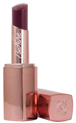 Rossetto Defence Color Nutri Shine 205 Prune, effetto balm