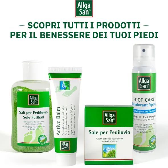 Sali Pediluvio Allgasan all'olio di pino mugo, 350ml