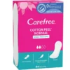 Salvaslip Carefree Cotton in cotone delicato, 44 pezzi