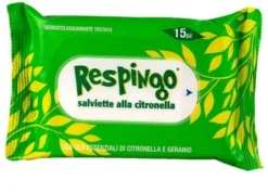 Salviette alla Citronella Respingo repellenti, 15 pezzi