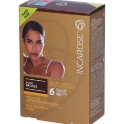 Salviette autoabbronzanti Incarose Maxi Bronze viso, 6 pz