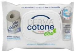 Salviette Carta Igienica Umidificata Dermacotone, 20 pezzi