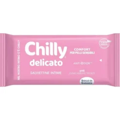 Salviette intime Chilly delicato con Aloe, 12 pezzi