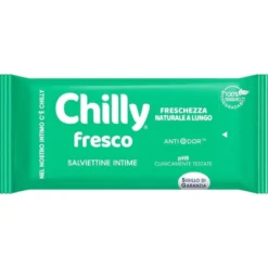 Salviette intime Chilly Fresco con mentolo, 12 pezzi