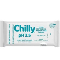 Salviette Intime Chilly pH 3,5 per l'igiene quotidiana, 12 pezzi