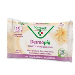 Salviette Intime Profar Dermopiù pH fisiologico, 20 pezzi