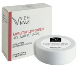 Salviette Leva-Smalto Veg Nails profumate, 15 pezzi