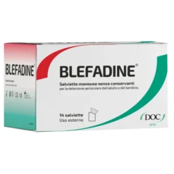 Salviette monouso Blefadine detersione perioculare, 14pz